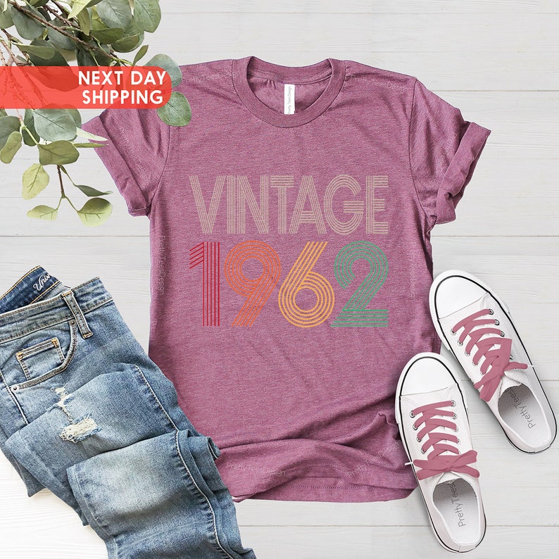 60th Birthday Shirt,Vintage 1962 Shirt