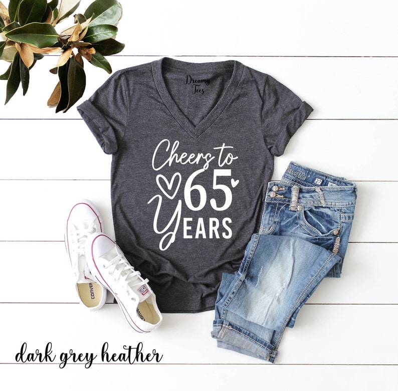 65th Birthday Shirt, Cheers to 65 Years