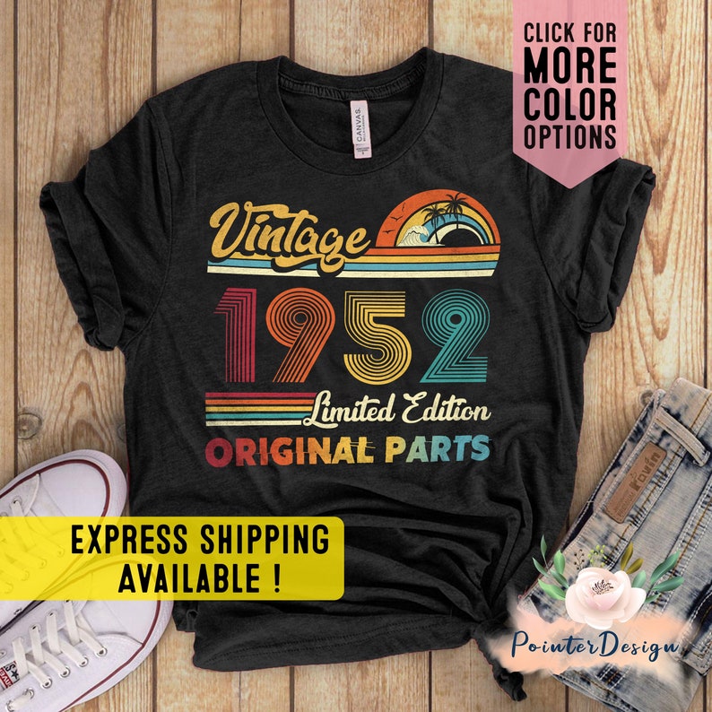 70 Birthday Shirts, Classic 1952 Shirt