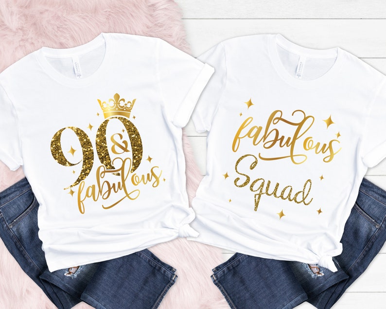 90 and Fabulous T-shirt Sparkle