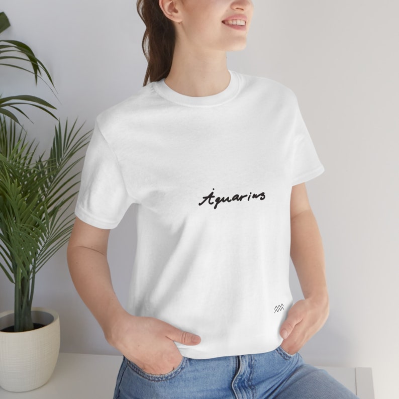 Aquarius Shirt, Zodiac tee, astrology