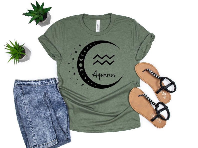 Aquarius T Shirt, Aquarius Zodiac