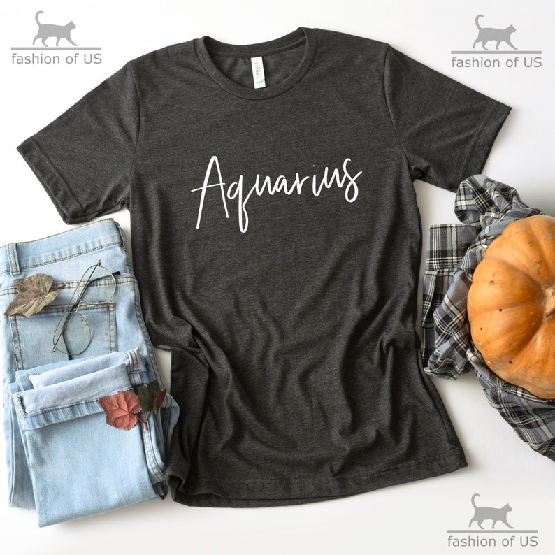 Aquarius Zodiac Shirt Aquarius Birthday