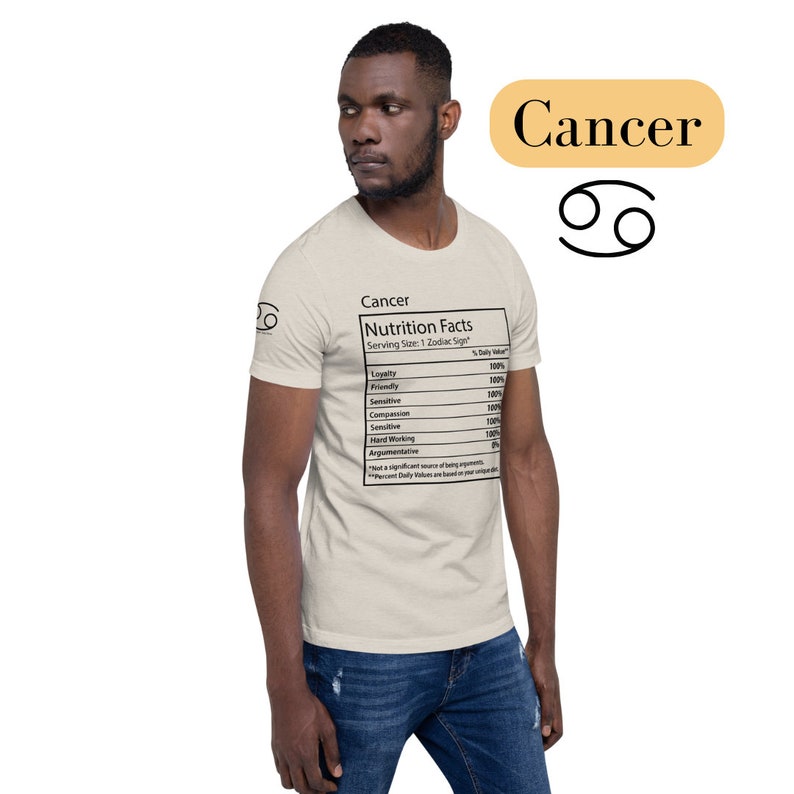 Cancer T-shirt Birthday Zodiac Sign Tee