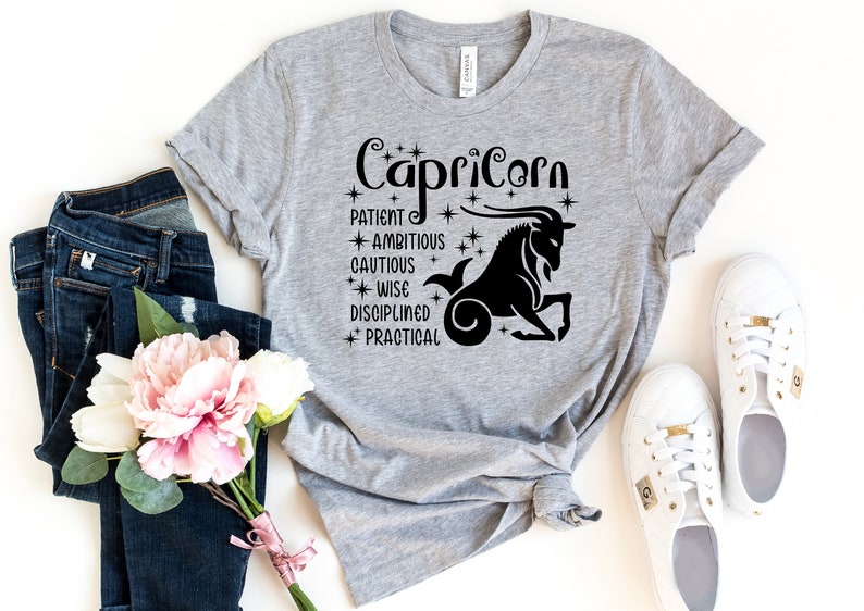 Capricorn Shirt  Zodiac Sign Tshirt