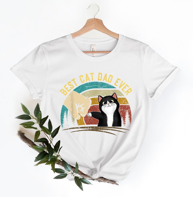 Cat Dad Gift | Best Cat Dad Ever Shirt
