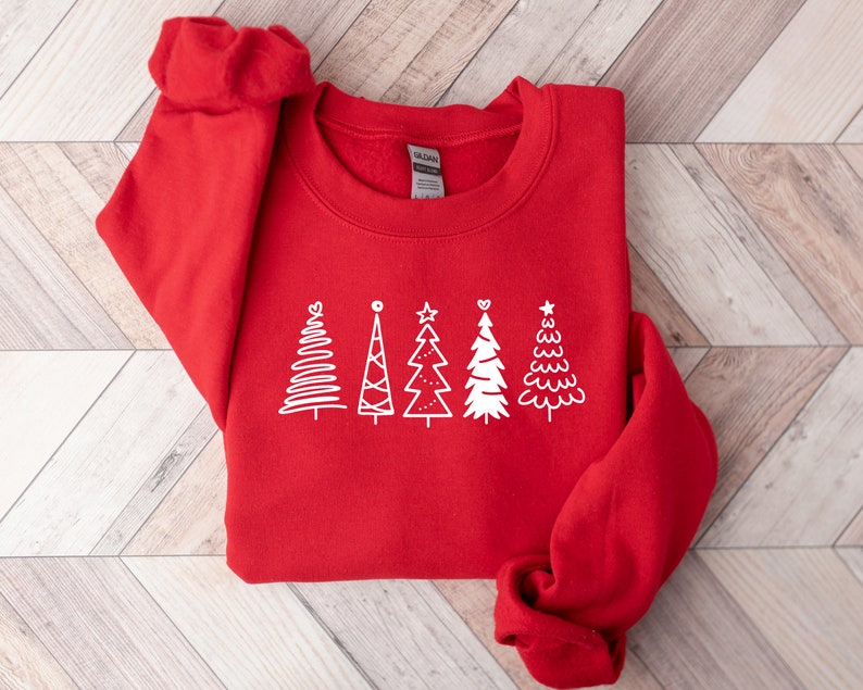 Christmas Crewneck, Christmas Tree Sweatshirt