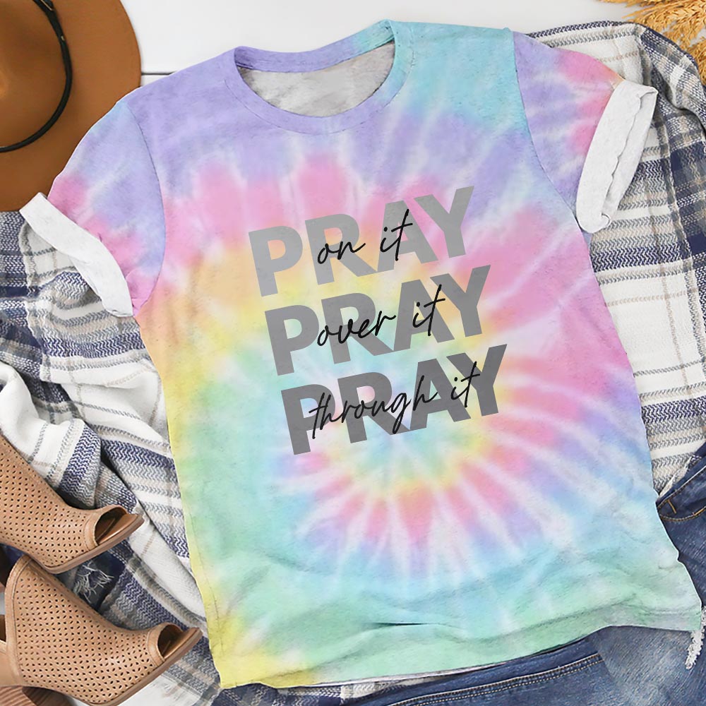 Christmas Gift Faith Pray On It All Over Print T Shirt