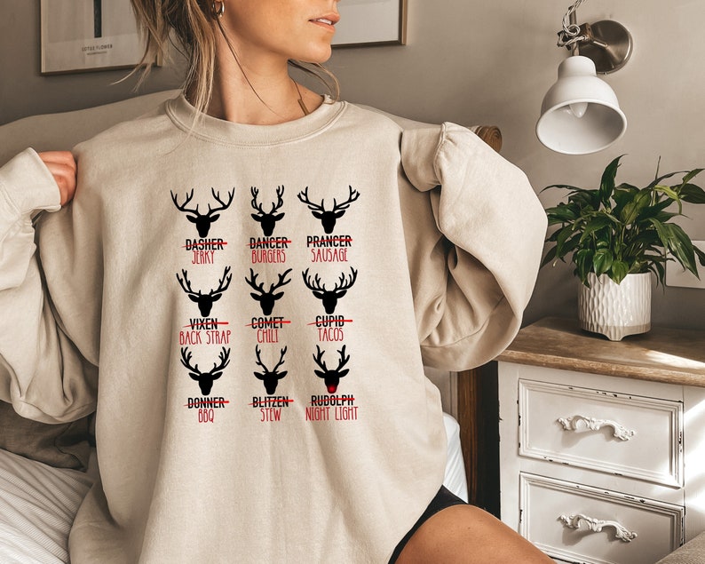 Christmas Reindeer Shirt Reindeer Varieties