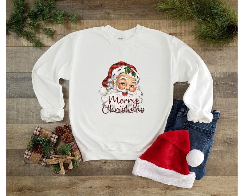 Christmas Santa Sweatshirt Christmas Shirt