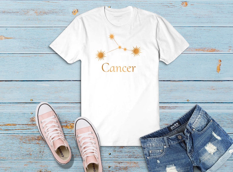 Constellation Shirt Cancer Zodiac Sign