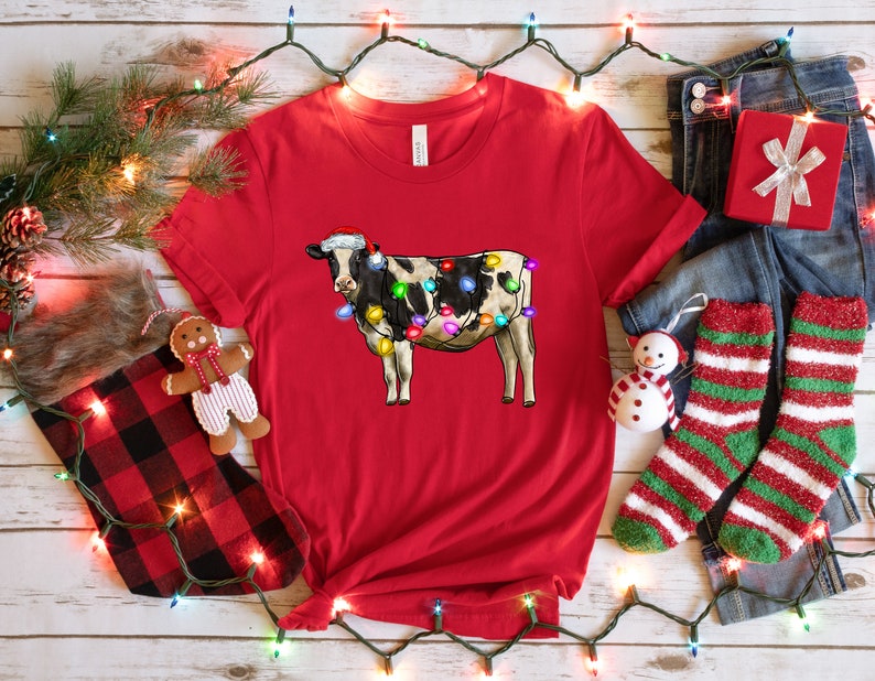 Cute Cow Christmas Sweatshirt