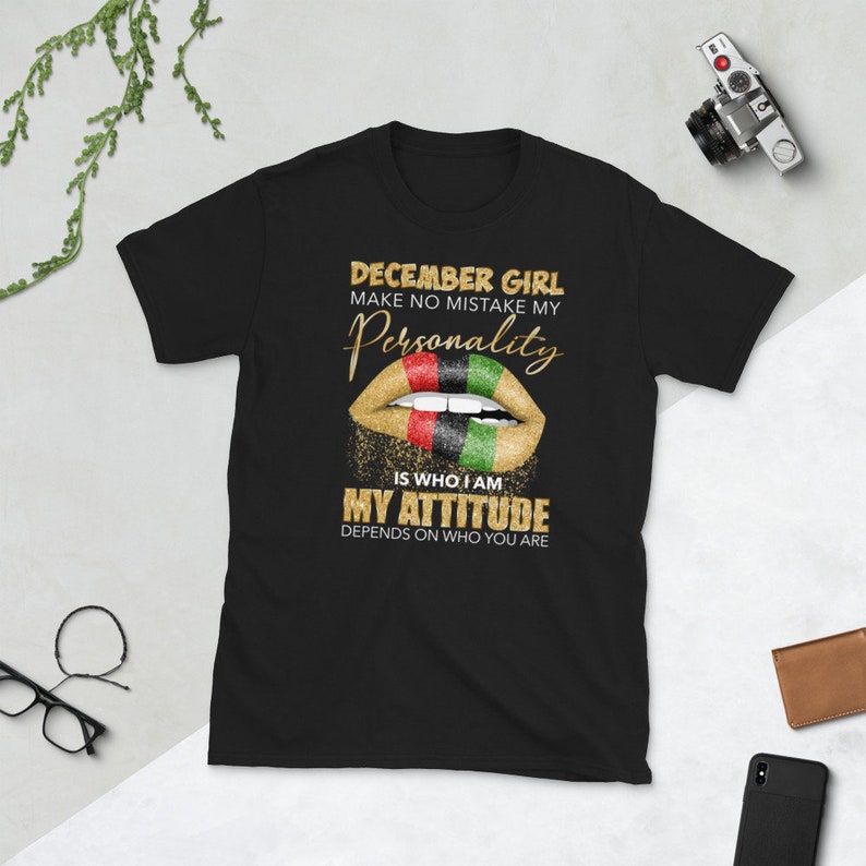 December Girl Shirt with African Lips