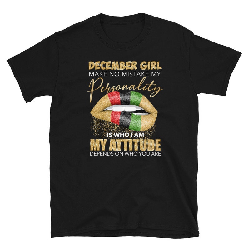December Girl Shirt with African Lips