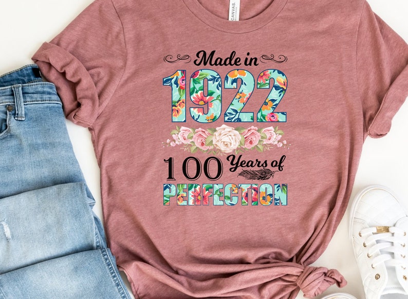 Floral Shirt for 100th Birthday