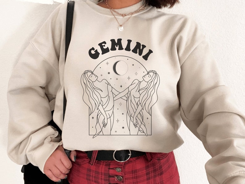 Gemini Zodiac Sign Crewneck