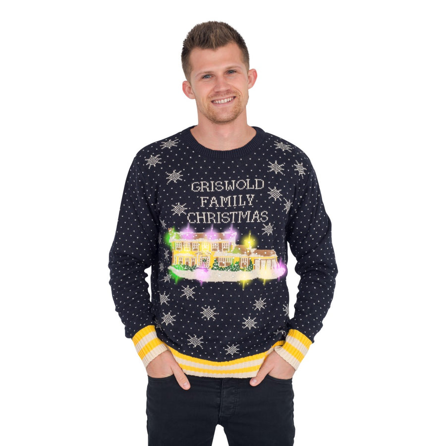Griswold Family Christmas Ugly Christmas Sweater - LED Lights