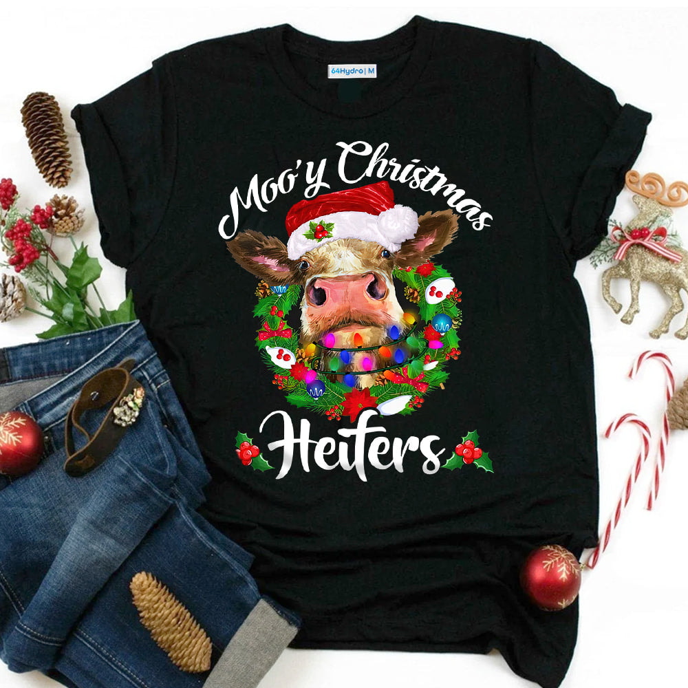 Heifer Mooy Christmas Dark Classic T Shirt