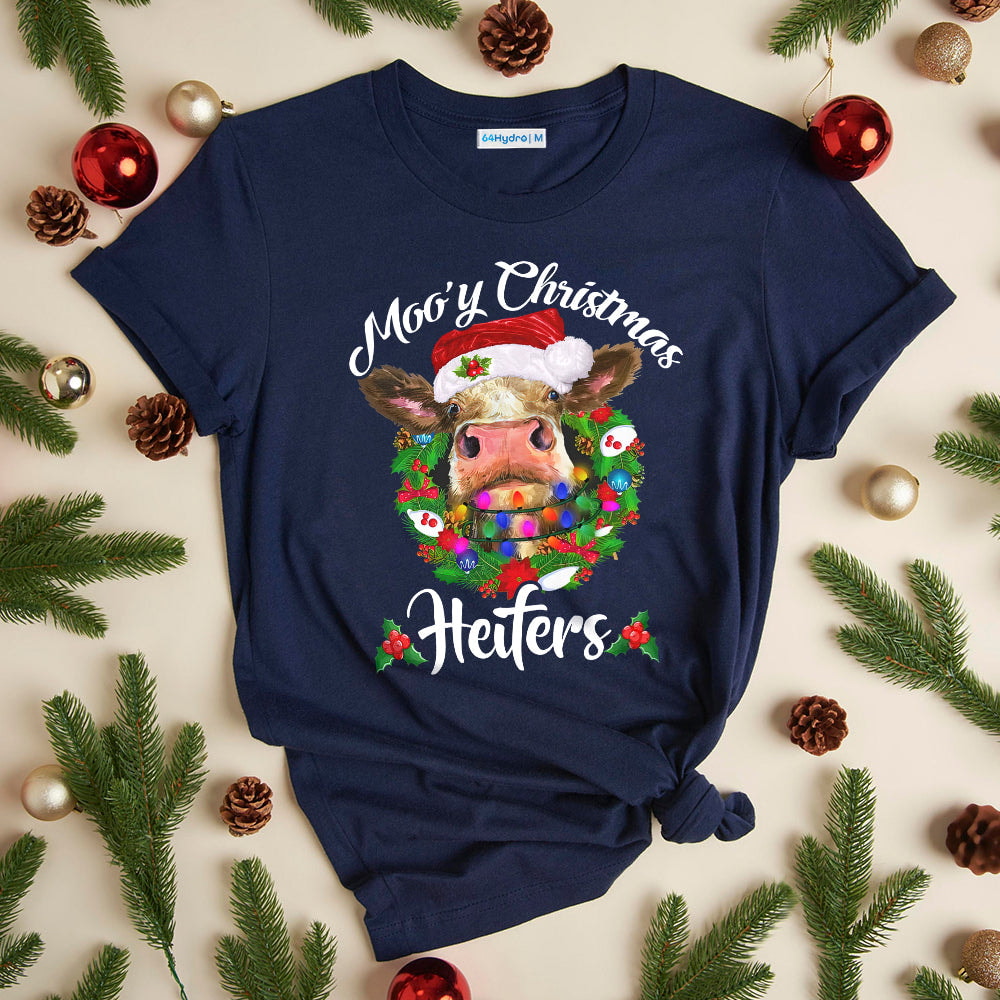 Heifer Mooy Christmas Dark Classic T Shirt
