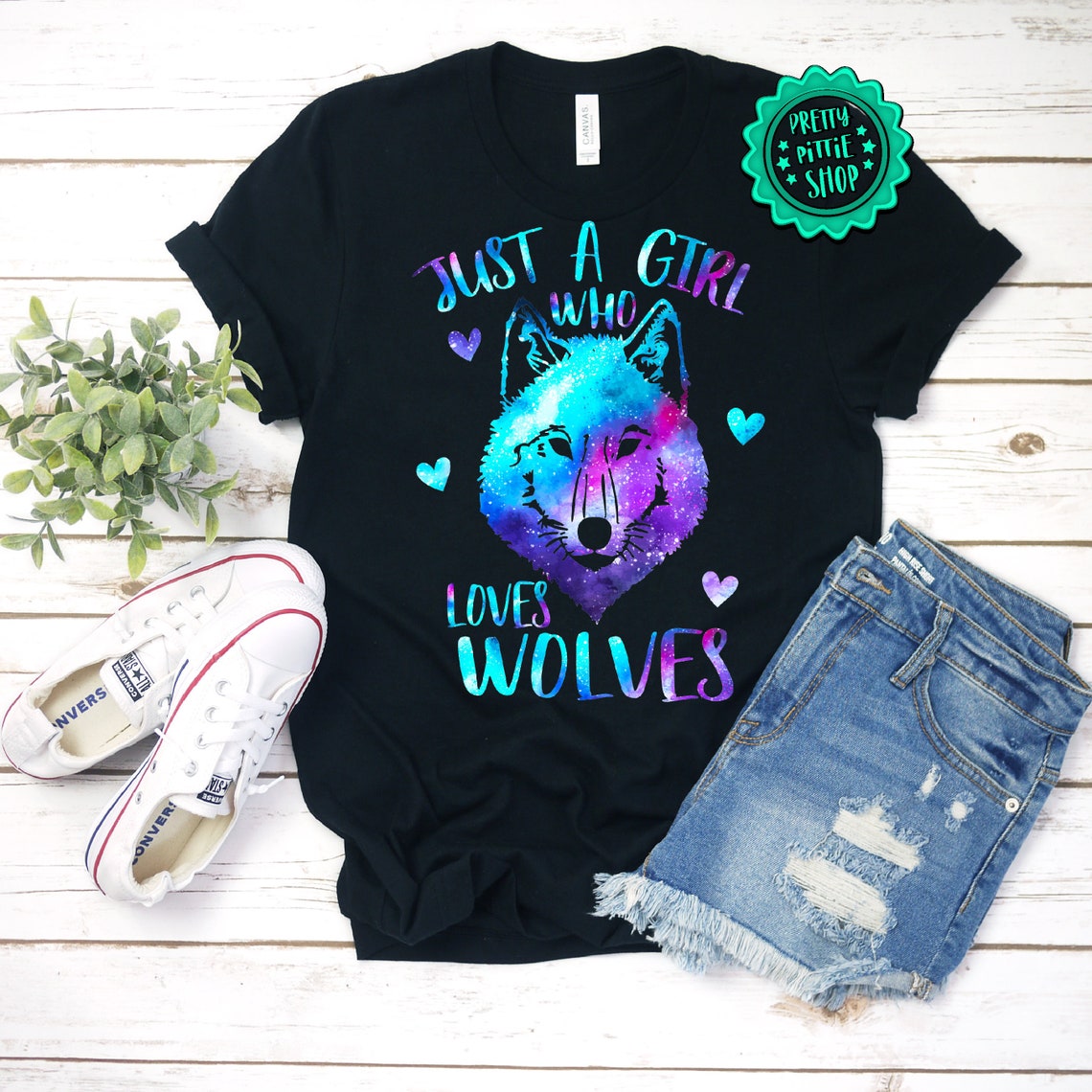 Just A Girl Who Loves Wolves Galaxy