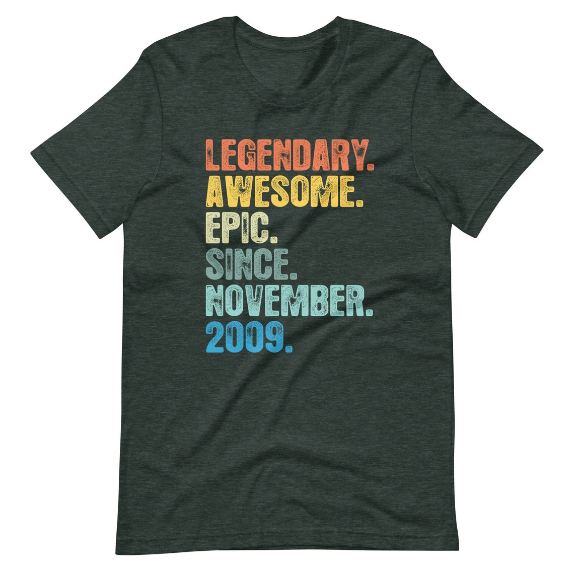 Legendary Awesome Epic Since November 2009 Shirt