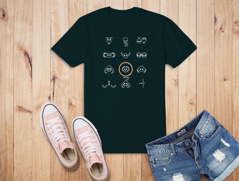 Leo Shirt Custom Zodiac Sign T-shirt
