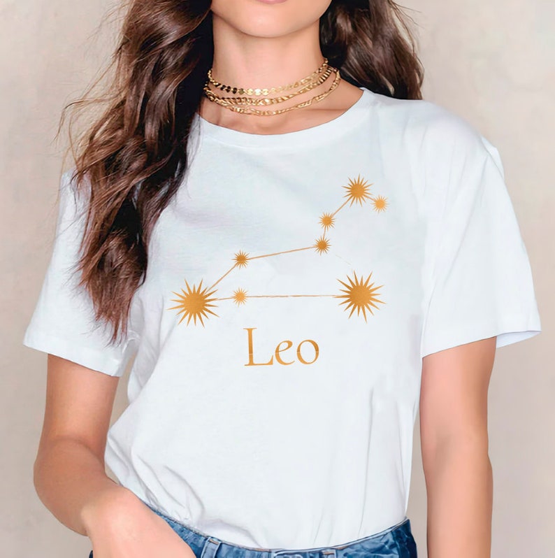 Leo Shirt Zodiac T-shirt Astrology