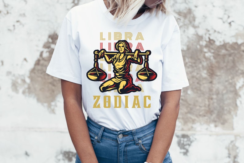 Libra Zodiac Birthday Shirt