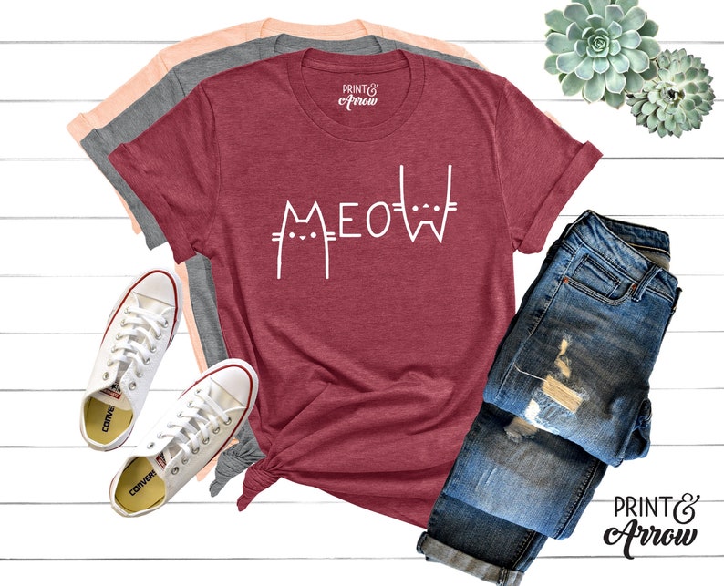 Meow Shirt for Cat Lover