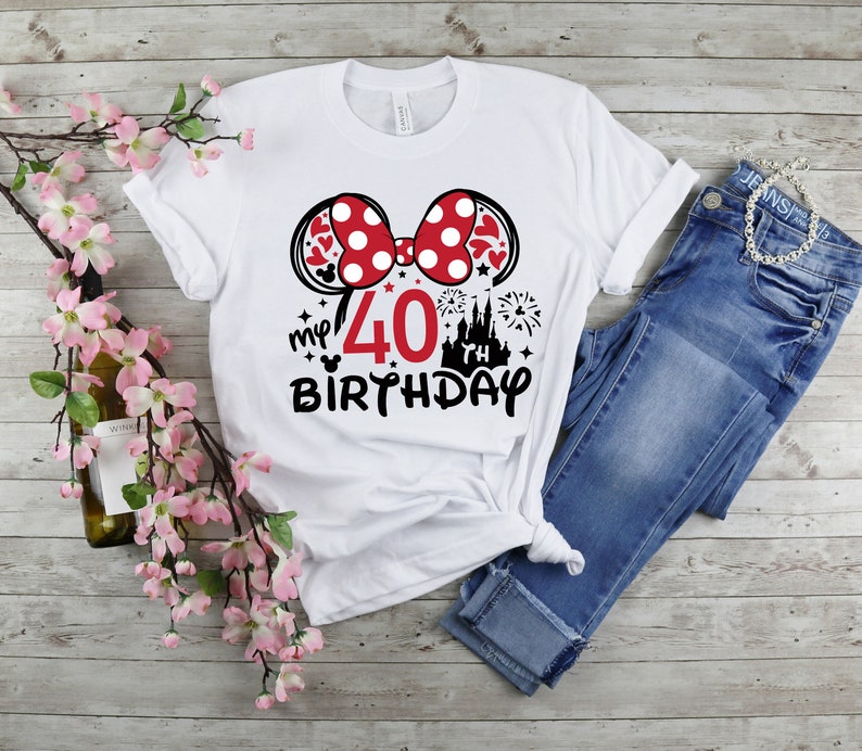 Minnie 40 Years Old Shirt, Birthday Shirt