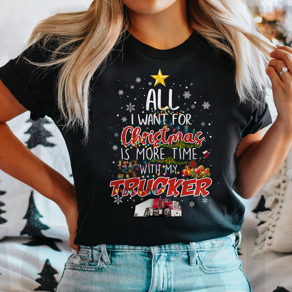 My Trucker Christmas Dark Classic T Shirt