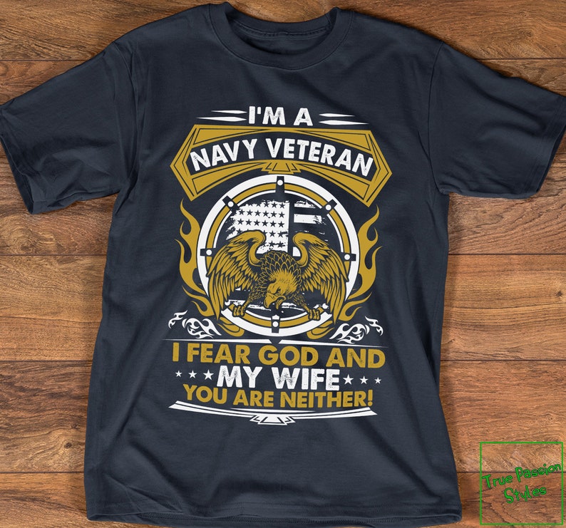 Navy Veteran T-shirt, Humor Shirt