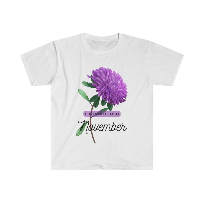 November Chrysanthemum Flower Shirt