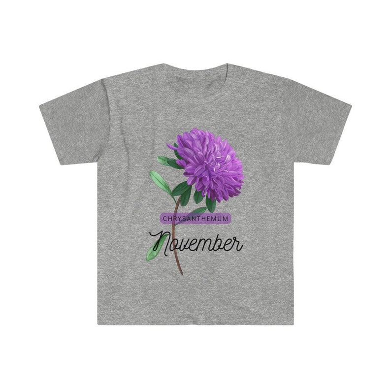 November Chrysanthemum Flower Shirt