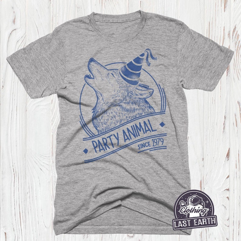 Personalized Party Animal Shirt, Birthday Wolf Shirt