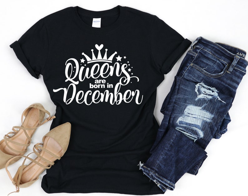 Queens Are Born In December Shirt
