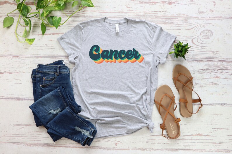 Retro Cancer Shirt Cancer Zodiac Sign