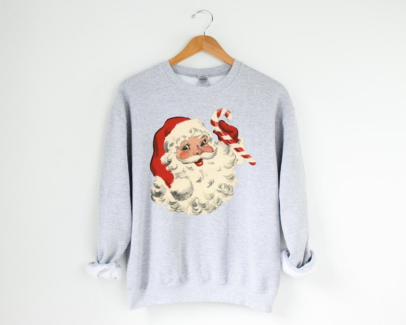 Retro Santa Shirt, Christmas Sweatshirt