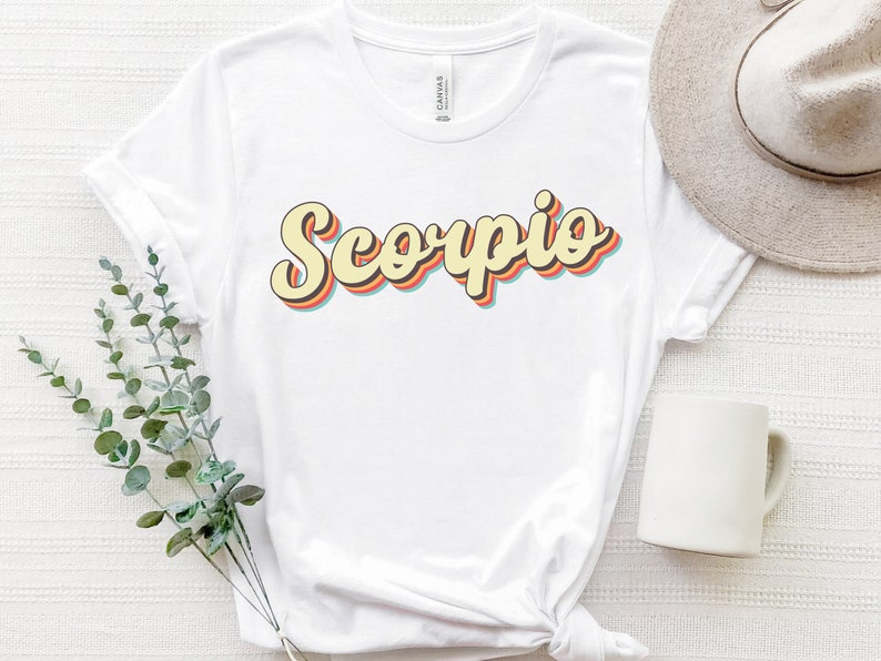 Retro Scorpio Shirt, Scorpio Shirt