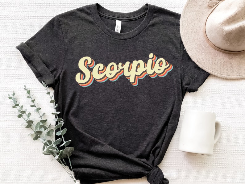 Retro Scorpio Shirt, Scorpio Shirt