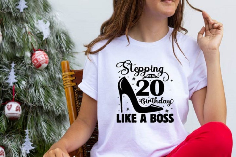 Stepping 20th Birthday Like A Boss T shirt