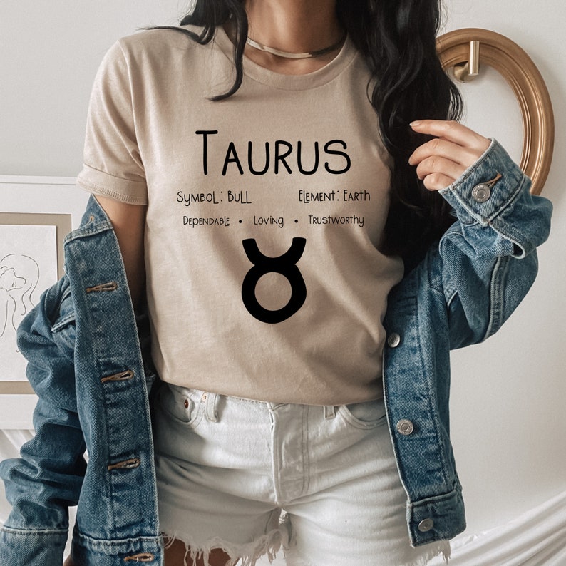 Taurus Astrology Shirt Horoscope Birthday