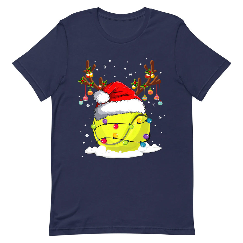 Tennis Christmas Ball Dark Classic T Shirt