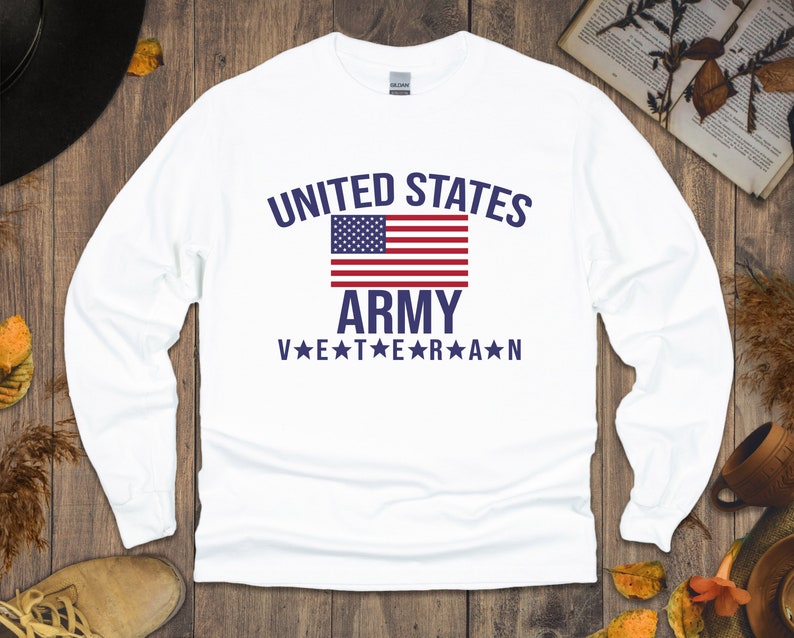 US Army Veteran Long Sleeve Tee