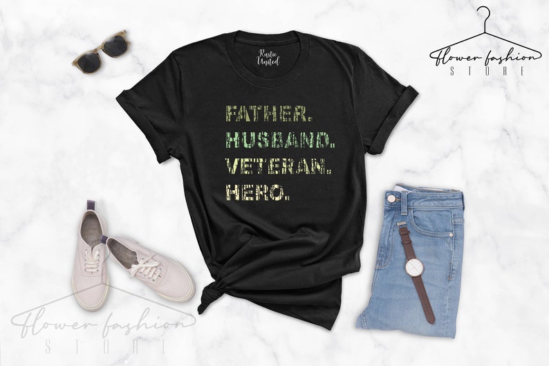 Veteran Father Shirt, Gift For Dad