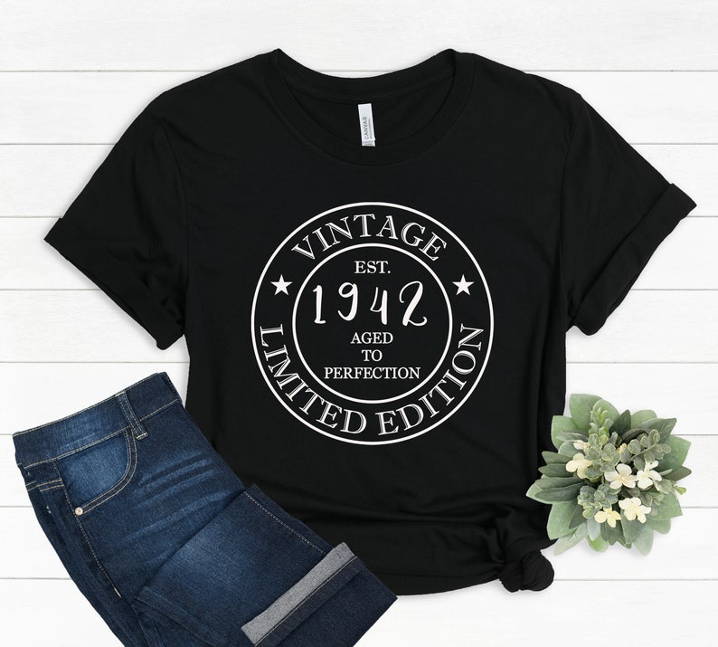 Vintage 1942 Shirt, 80th Birthday