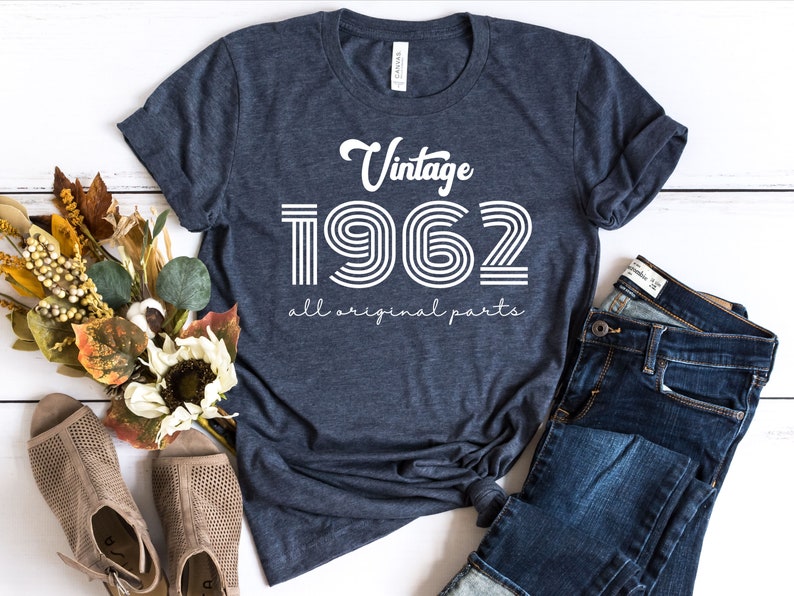 Vintage 1962 Shirt 60th Birthday