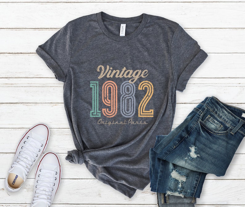 Vintage 1982 Shirt, 40th Birthday Gift