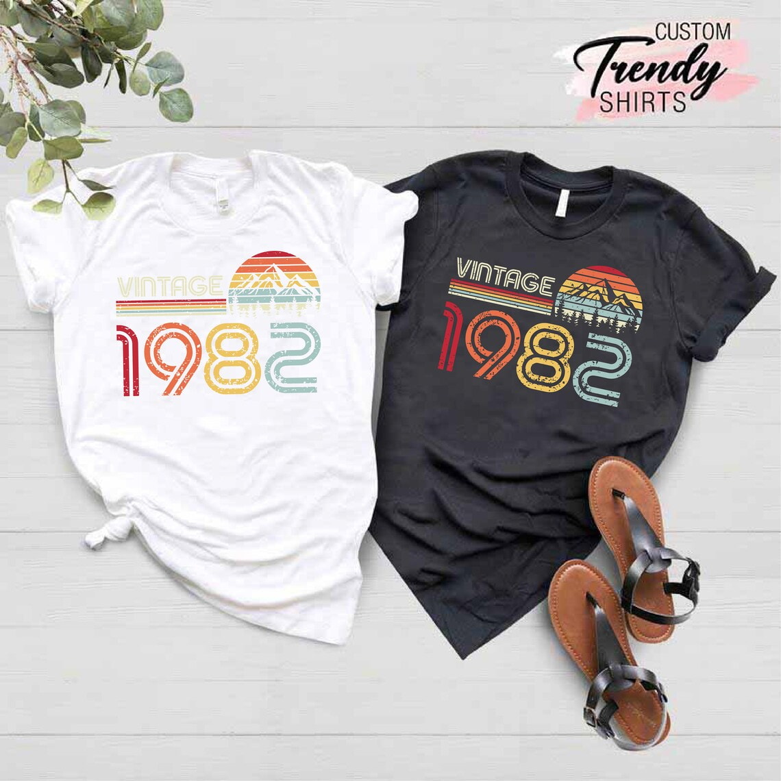 Vintage 1982 T-Shirt, 40th Birthday Party