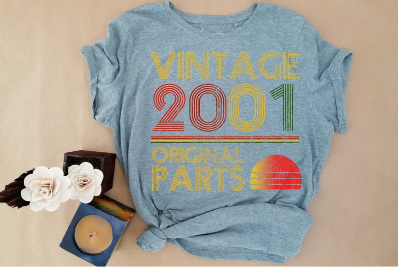 Vintage 2001 T-Shirt, 21st Birthday Shirt